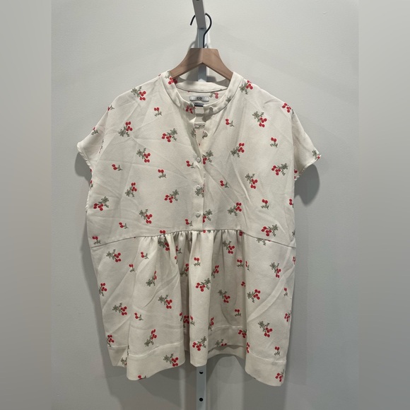 Co Half Placket Blouse Size L - Picture 2 of 7